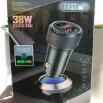 20W Car Charger Power Max  Pd + Qc 3.0